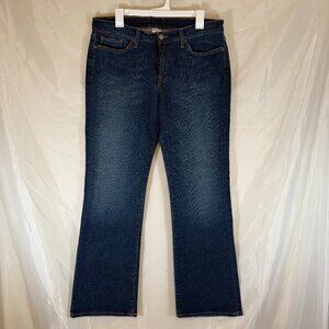Vintage Lucky Brand Jeans 14 x 32 Denim Dungarees Low Rise Flare Dark Wash Y2K